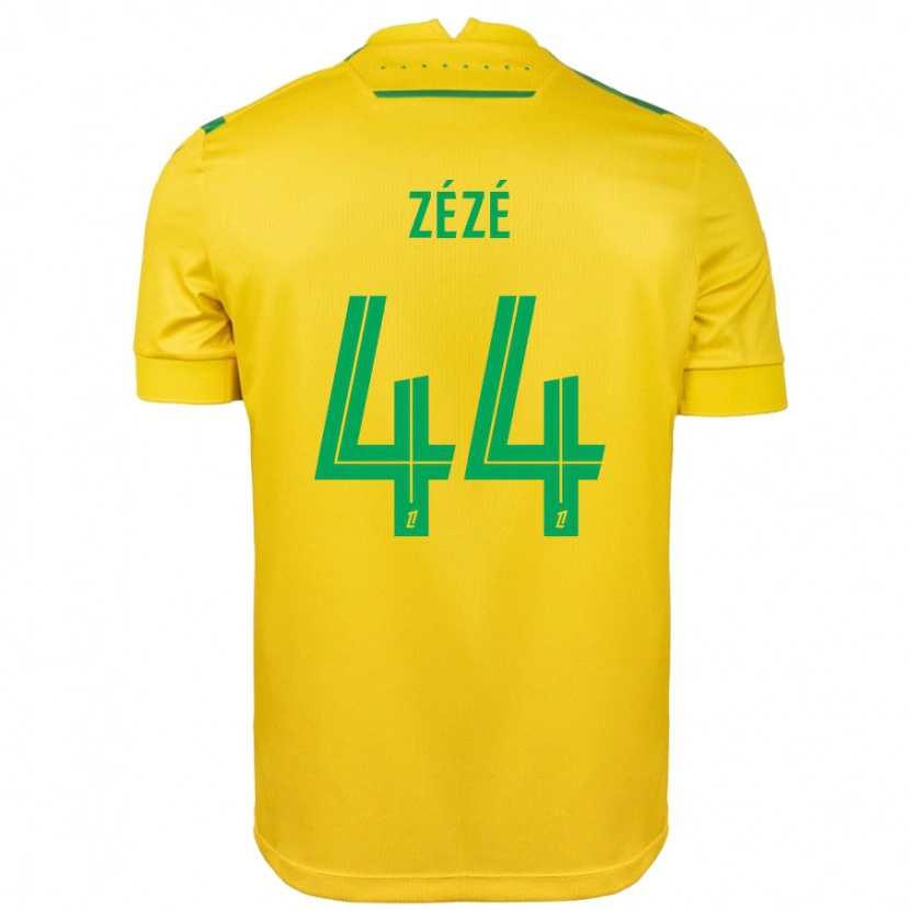 Danxen Niño Camiseta Nathan Zézé #44 Amarillo Verde 1ª Equipación 2024/25 La Camisa México