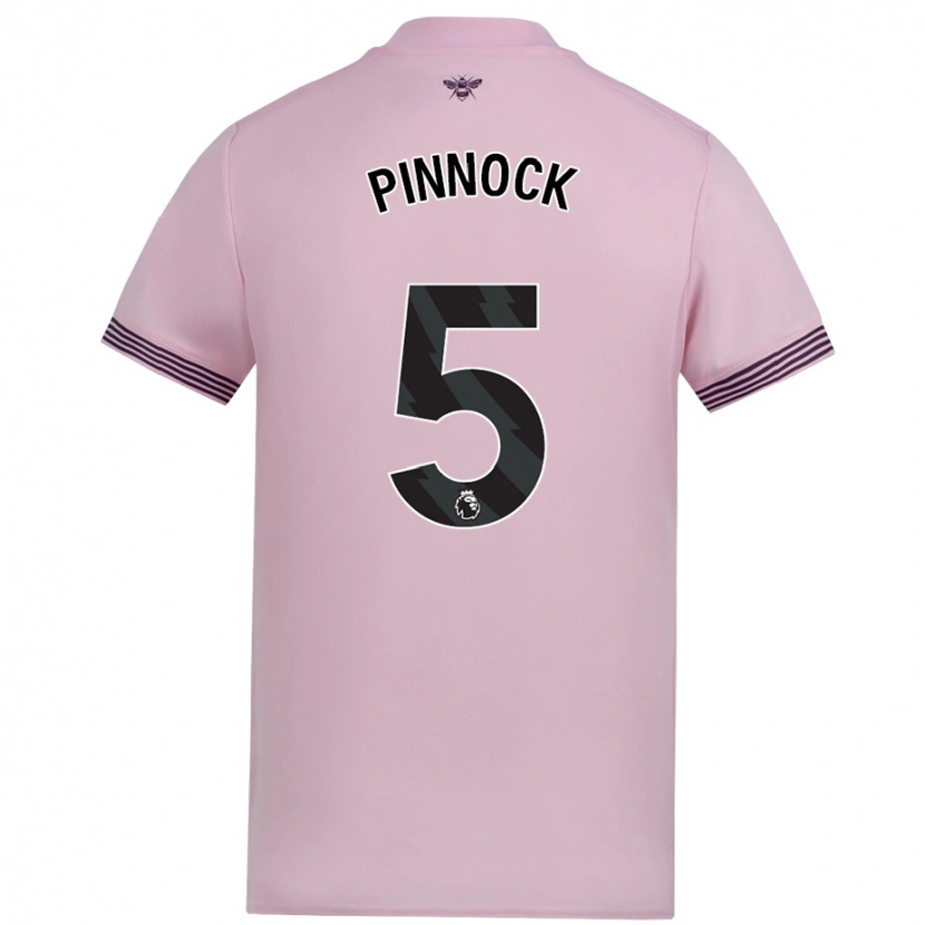 Danxen Niño Camiseta Ethan Pinnock #5 Rosa 2ª Equipación 2024/25 La Camisa México