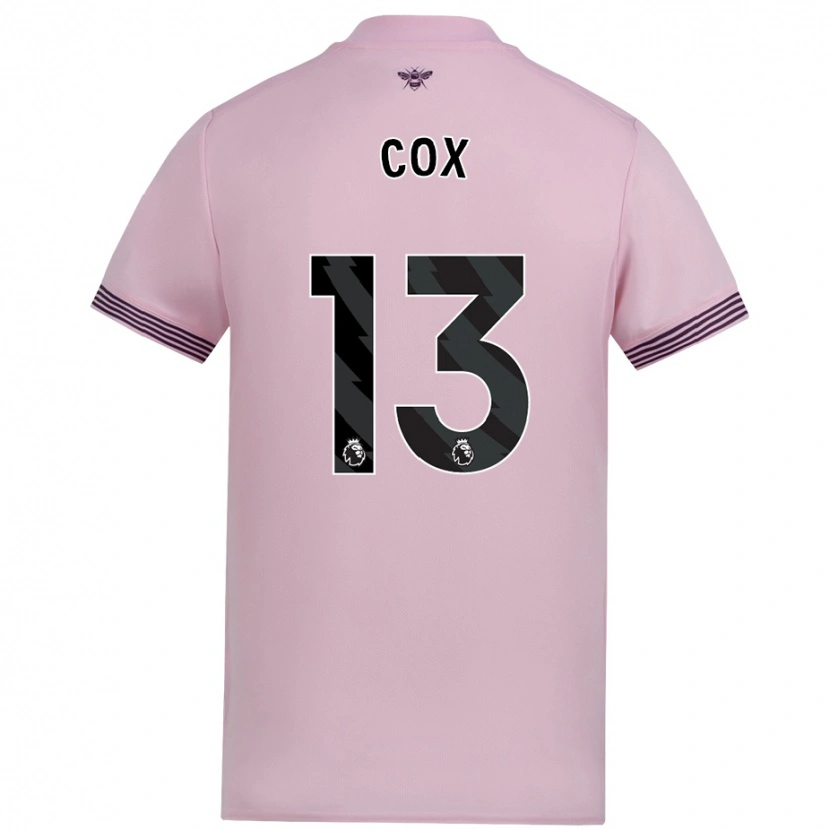 Danxen Niño Camiseta Matthew Cox #13 Rosa 2ª Equipación 2024/25 La Camisa México