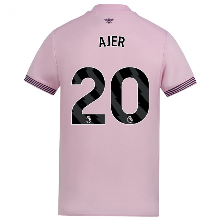 Danxen Niño Camiseta Kristoffer Ajer #20 Rosa 2ª Equipación 2024/25 La Camisa México