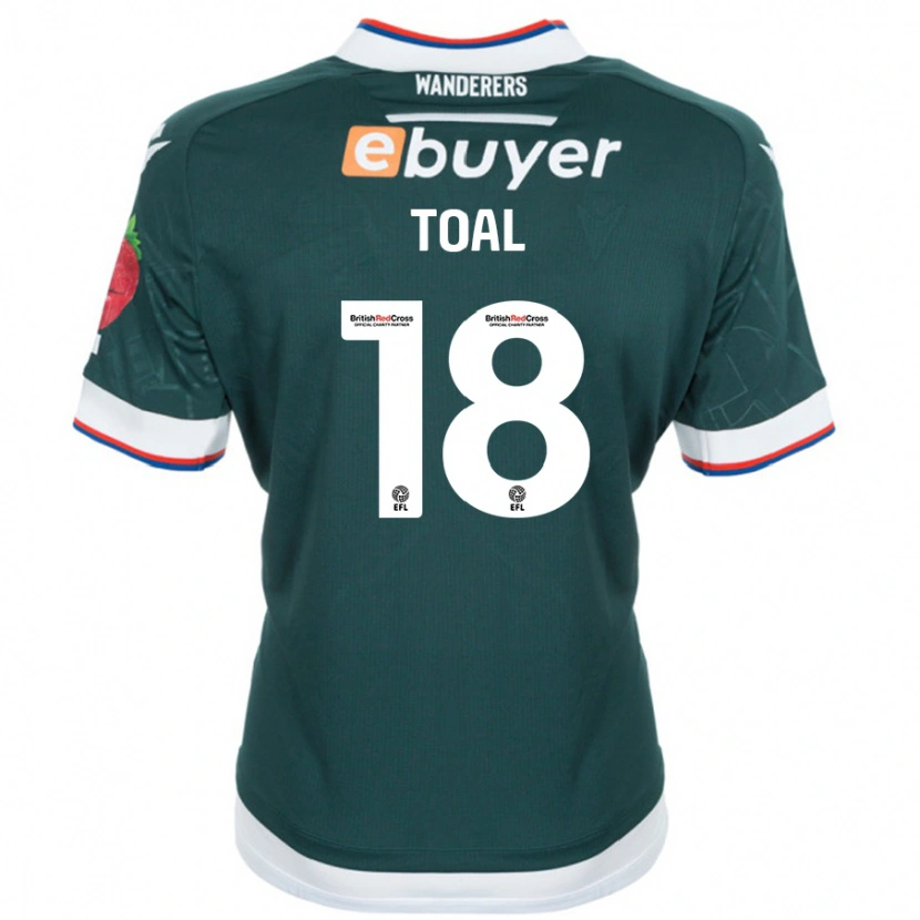 Danxen Niño Camiseta Eoin Toal #18 Verde Oscuro 2ª Equipación 2024/25 La Camisa México