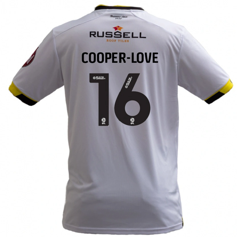 Danxen Niño Camiseta Jack Cooper-Love #16 Blanco 2ª Equipación 2024/25 La Camisa México