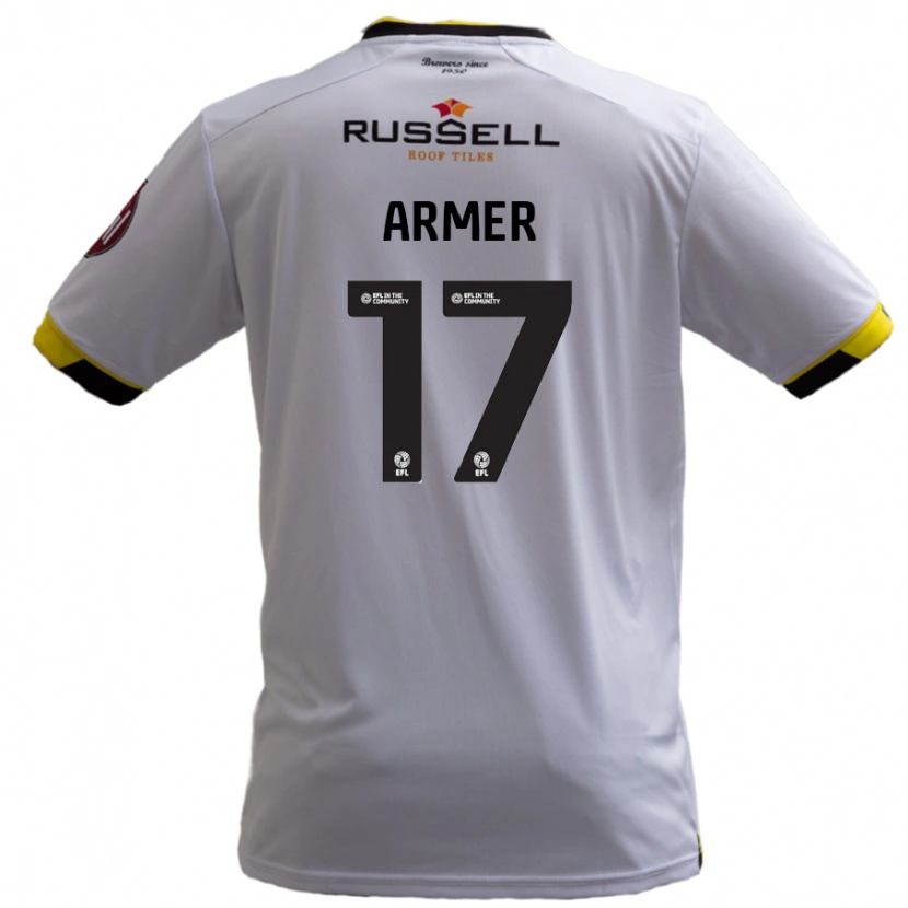 Danxen Niño Camiseta Jack Armer #17 Blanco 2ª Equipación 2024/25 La Camisa México