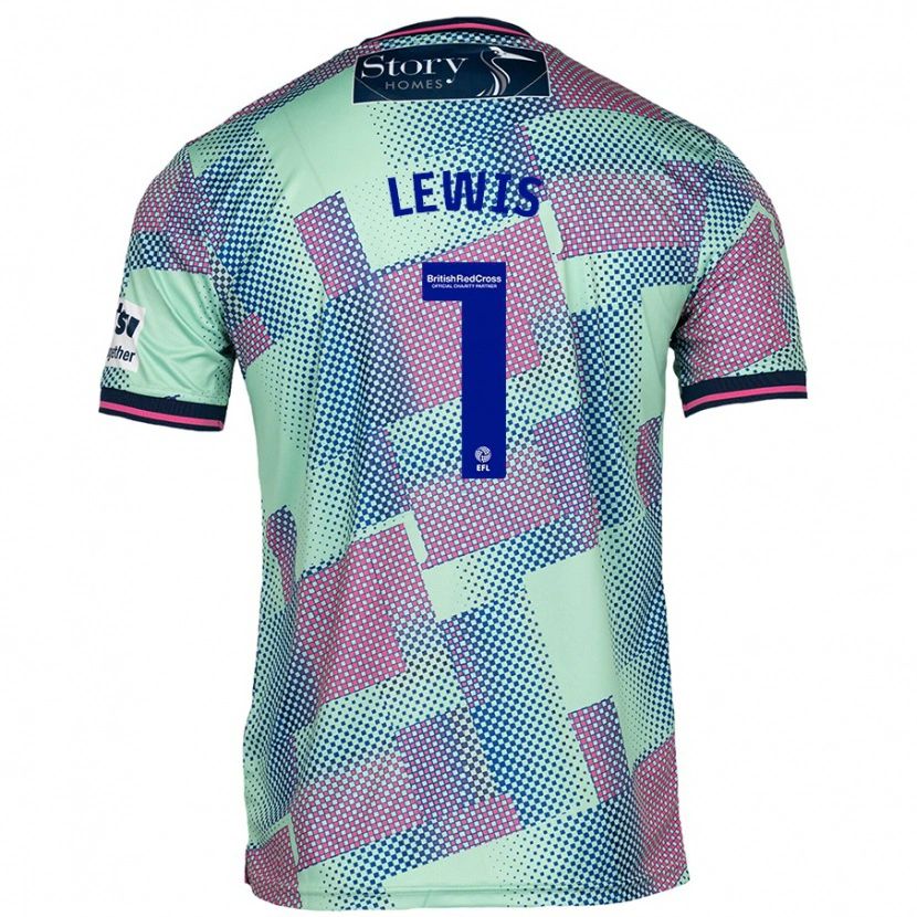 Danxen Niño Camiseta Harry Lewis #1 Verde 2ª Equipación 2024/25 La Camisa México
