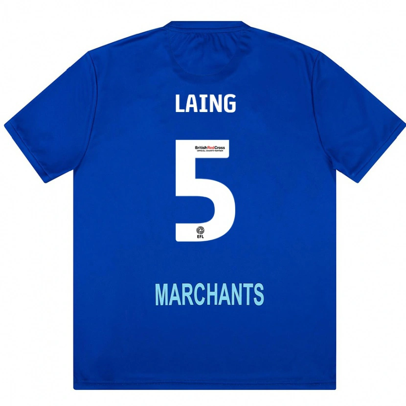 Danxen Niño Camiseta Levi Laing #5 Verde 2ª Equipación 2024/25 La Camisa México