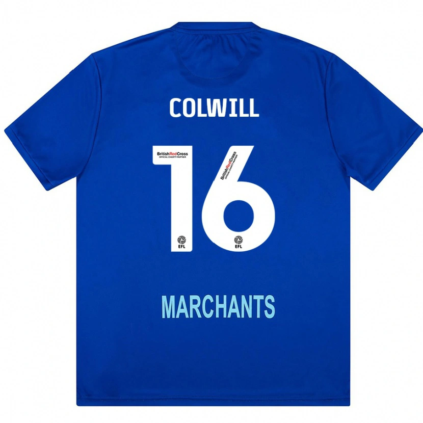 Danxen Niño Camiseta Joel Colwill #16 Verde 2ª Equipación 2024/25 La Camisa México