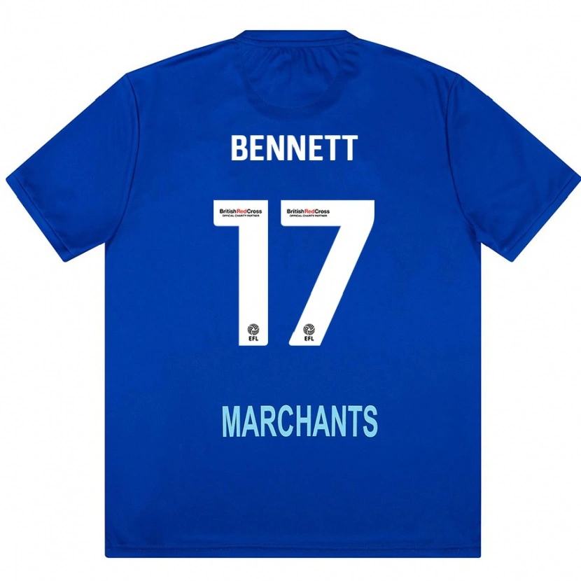 Danxen Niño Camiseta Scot Bennett #17 Verde 2ª Equipación 2024/25 La Camisa México
