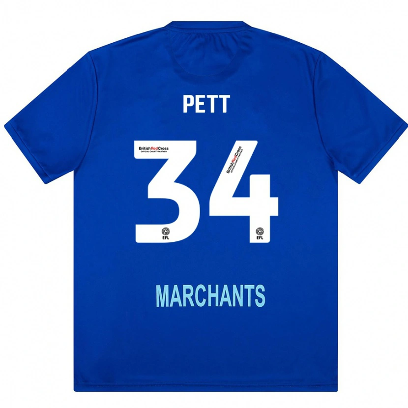 Danxen Niño Camiseta Tom Pett #34 Verde 2ª Equipación 2024/25 La Camisa México