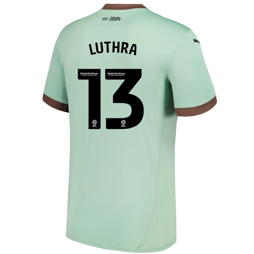 Danxen Niño Camiseta Rohan Luthra #13 Verde Pálido 2ª Equipación 2024/25 La Camisa México
