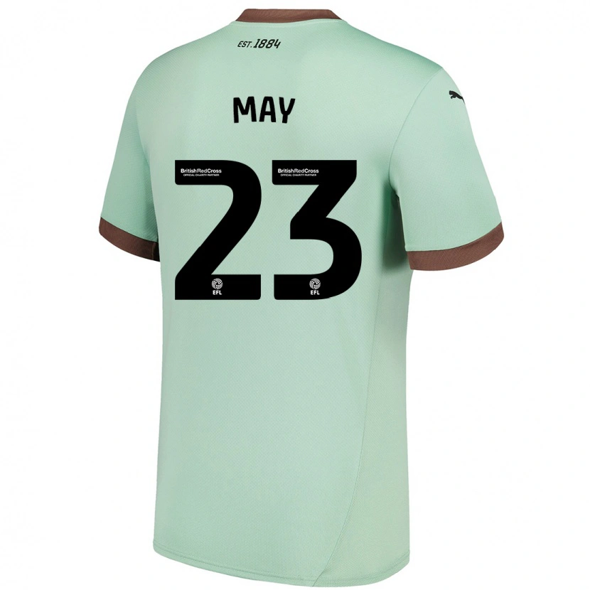 Danxen Niño Camiseta Rebecca May #23 Verde Pálido 2ª Equipación 2024/25 La Camisa México