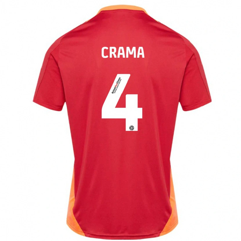 Danxen Niño Camiseta Tristan Crama #4 Azul Blanquecino 2ª Equipación 2024/25 La Camisa México