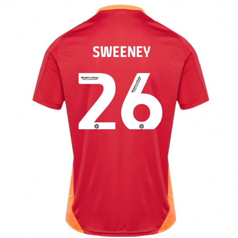 Danxen Niño Camiseta Pierce Sweeney #26 Azul Blanquecino 2ª Equipación 2024/25 La Camisa México