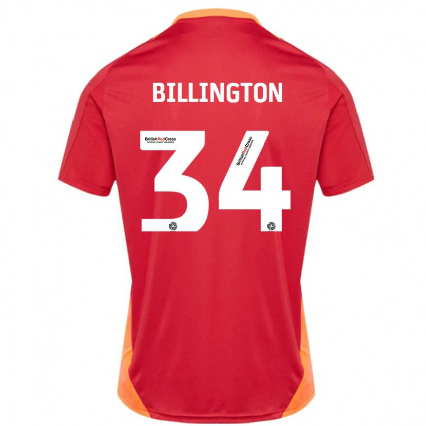 Danxen Niño Camiseta Gabe Billington #34 Azul Blanquecino 2ª Equipación 2024/25 La Camisa México