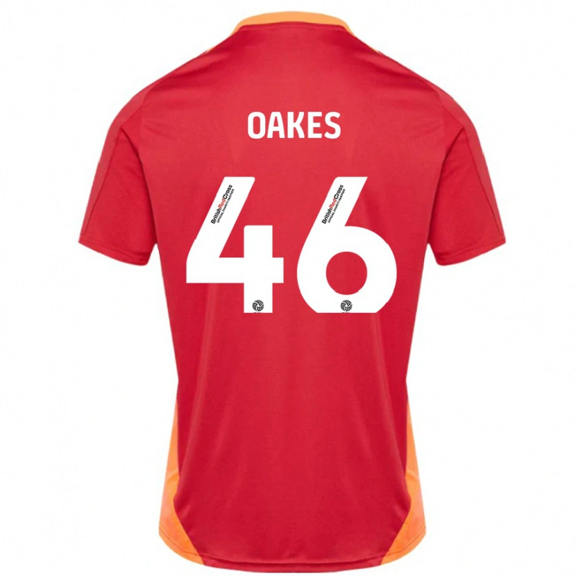 Danxen Niño Camiseta Liam Oakes #46 Azul Blanquecino 2ª Equipación 2024/25 La Camisa México