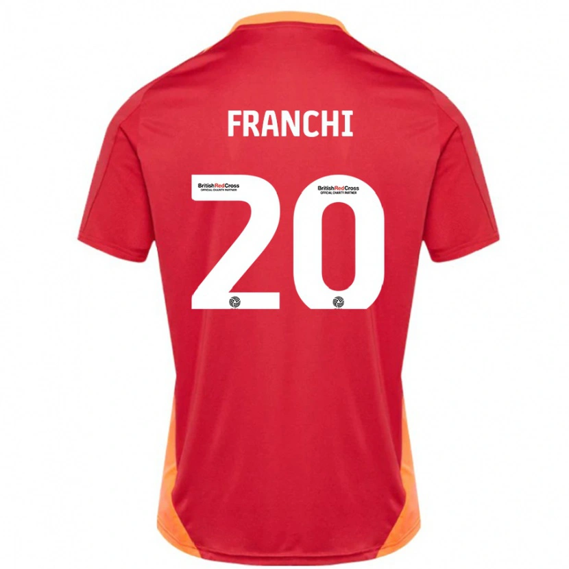Danxen Niño Camiseta Matilda Franchi #20 Azul Blanquecino 2ª Equipación 2024/25 La Camisa México