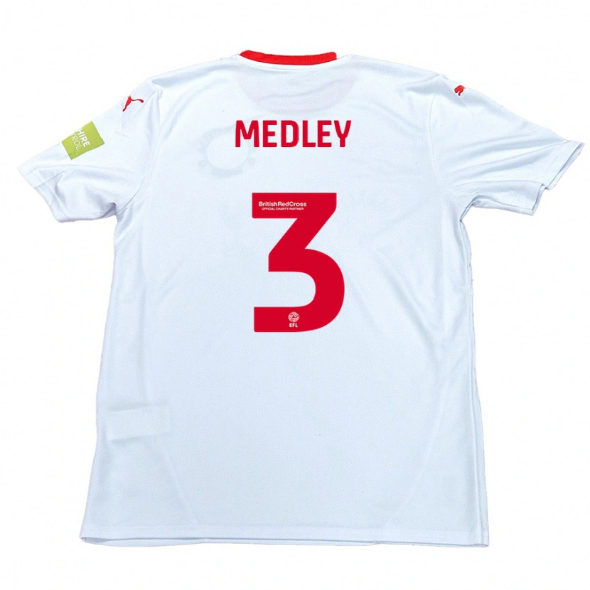 Danxen Niño Camiseta Zech Medley #3 Blanco 2ª Equipación 2024/25 La Camisa México