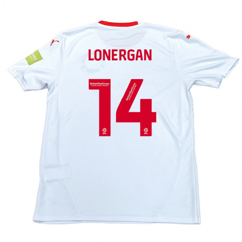 Danxen Niño Camiseta Tommy Lonergan #14 Blanco 2ª Equipación 2024/25 La Camisa México