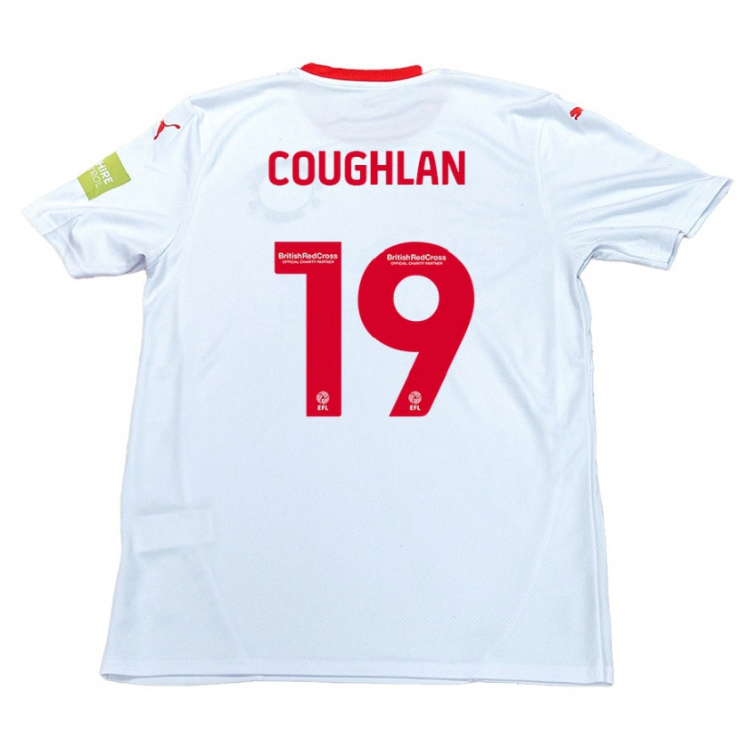 Danxen Niño Camiseta Ronan Coughlan #19 Blanco 2ª Equipación 2024/25 La Camisa México