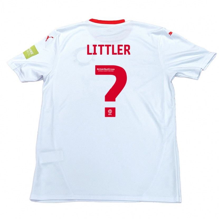 Danxen Niño Camiseta Zack Littler #0 Blanco 2ª Equipación 2024/25 La Camisa México