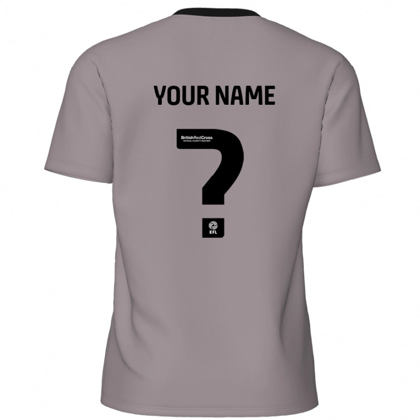 Danxen Niño Camiseta Su Nombre #0 Gris 2ª Equipación 2024/25 La Camisa México