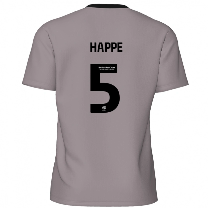 Danxen Niño Camiseta Dan Happe #5 Gris 2ª Equipación 2024/25 La Camisa México