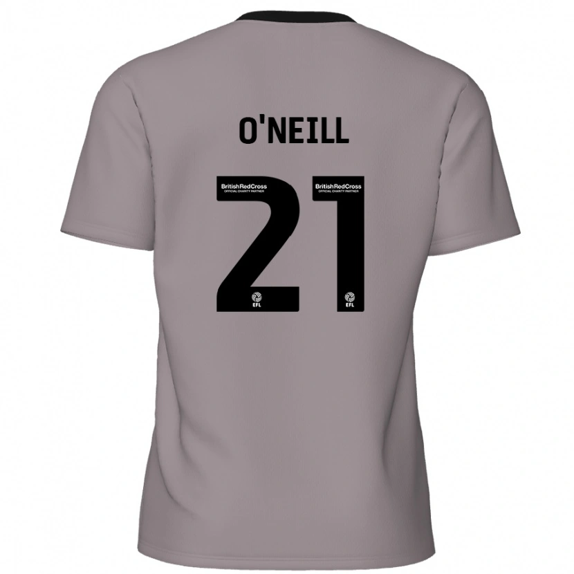 Danxen Niño Camiseta Ollie O'neill #21 Gris 2ª Equipación 2024/25 La Camisa México