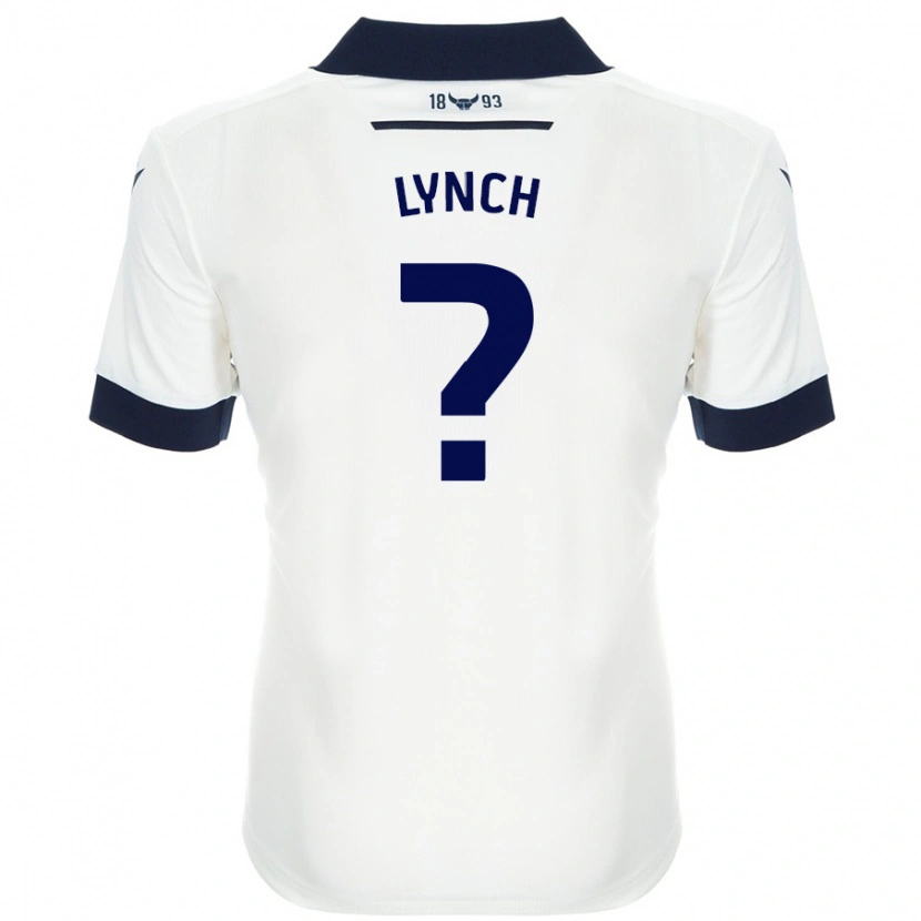 Danxen Niño Camiseta Bobby Lynch #0 Blanco Azul Marino 2ª Equipación 2024/25 La Camisa México