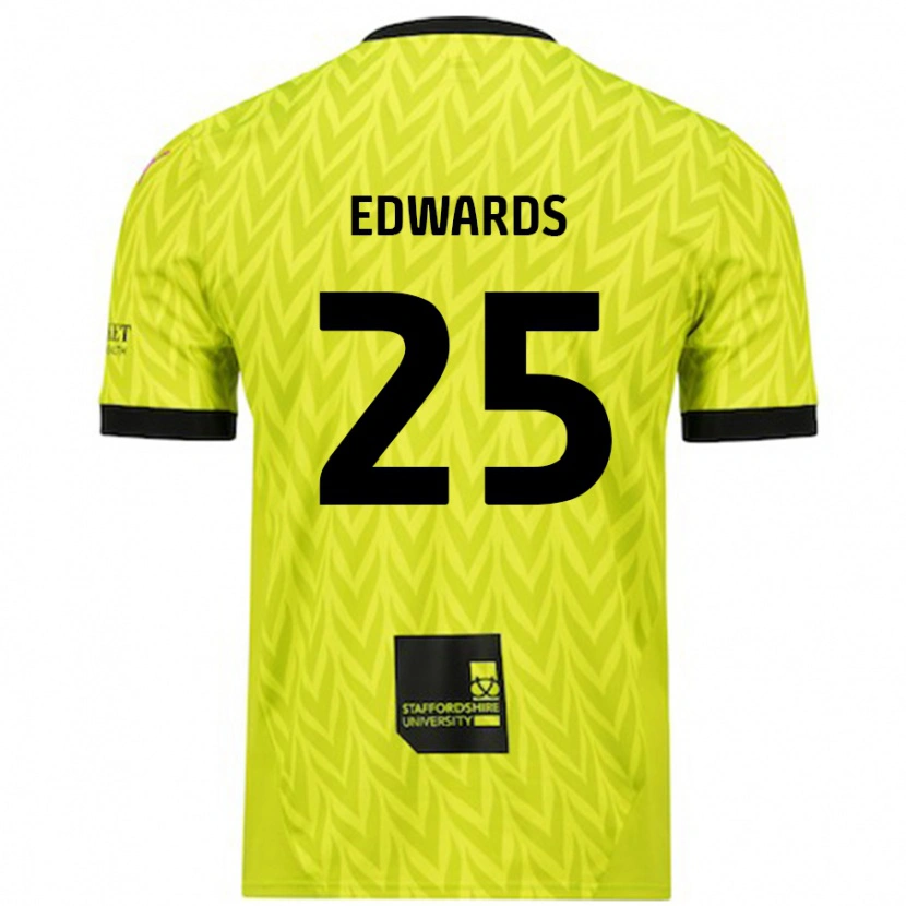 Danxen Niño Camiseta Diamond Edwards #25 Verde Fluorescente 2ª Equipación 2024/25 La Camisa México