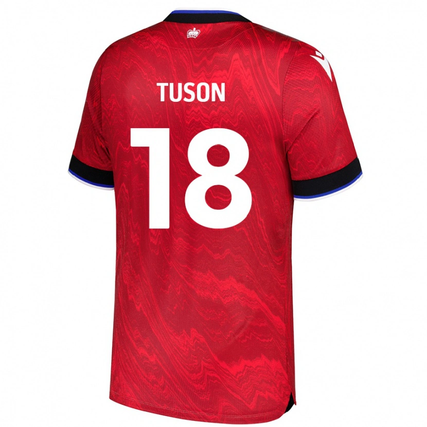 Danxen Niño Camiseta Freya Meadows-Tuson #18 Rojo Negro 2ª Equipación 2024/25 La Camisa México
