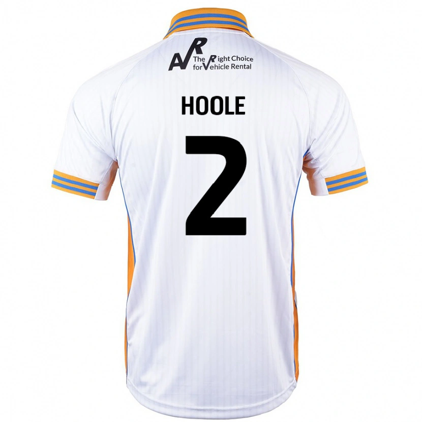 Danxen Niño Camiseta Luca Hoole #2 Blanco 2ª Equipación 2024/25 La Camisa México