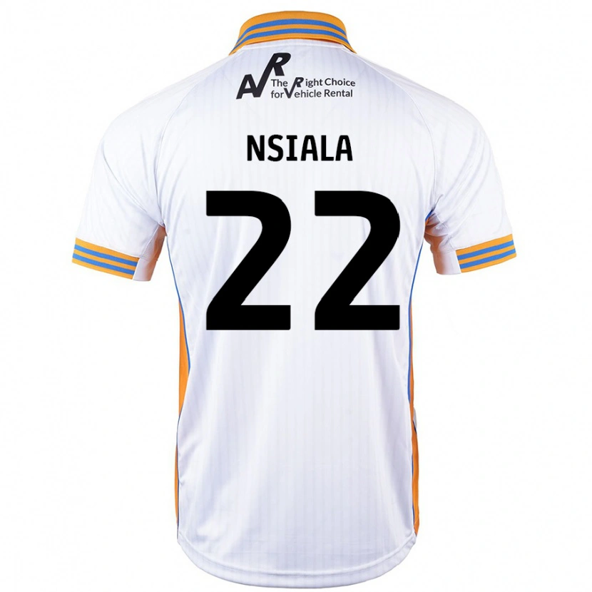 Danxen Niño Camiseta Toto Nsiala #22 Blanco 2ª Equipación 2024/25 La Camisa México
