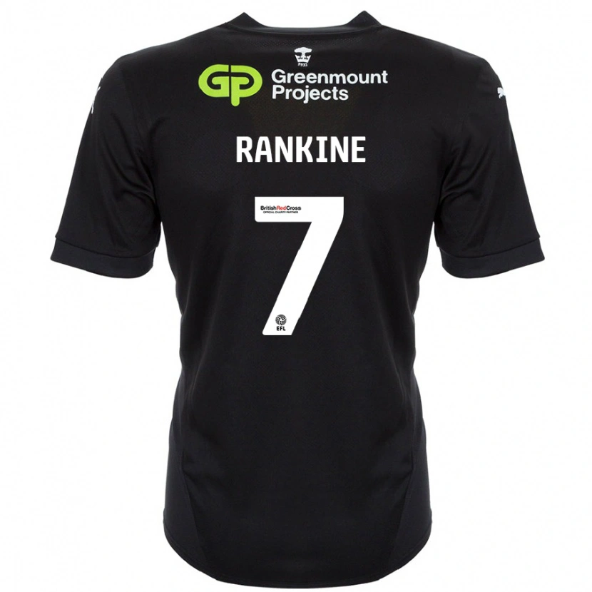 Danxen Niño Camiseta Dion Rankine #7 Negro 2ª Equipación 2024/25 La Camisa México