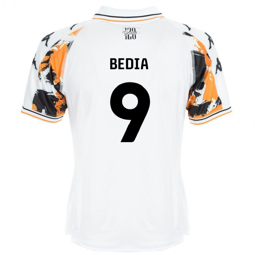 Danxen Niño Camiseta Chris Bedia #9 Blanco 2ª Equipación 2024/25 La Camisa México