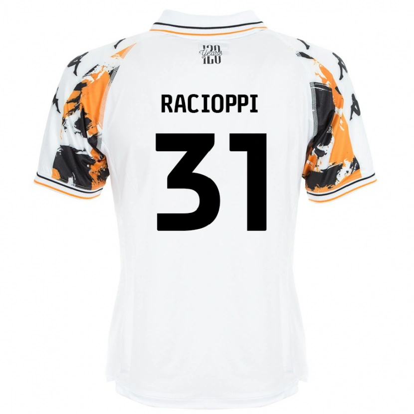 Danxen Niño Camiseta Anthony Racioppi #31 Blanco 2ª Equipación 2024/25 La Camisa México