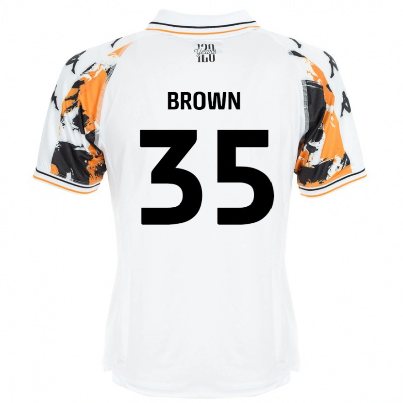 Danxen Niño Camiseta Pharrell Brown #35 Blanco 2ª Equipación 2024/25 La Camisa México