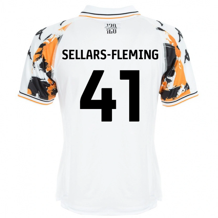 Danxen Niño Camiseta Tyrell Sellars-Fleming #41 Blanco 2ª Equipación 2024/25 La Camisa México
