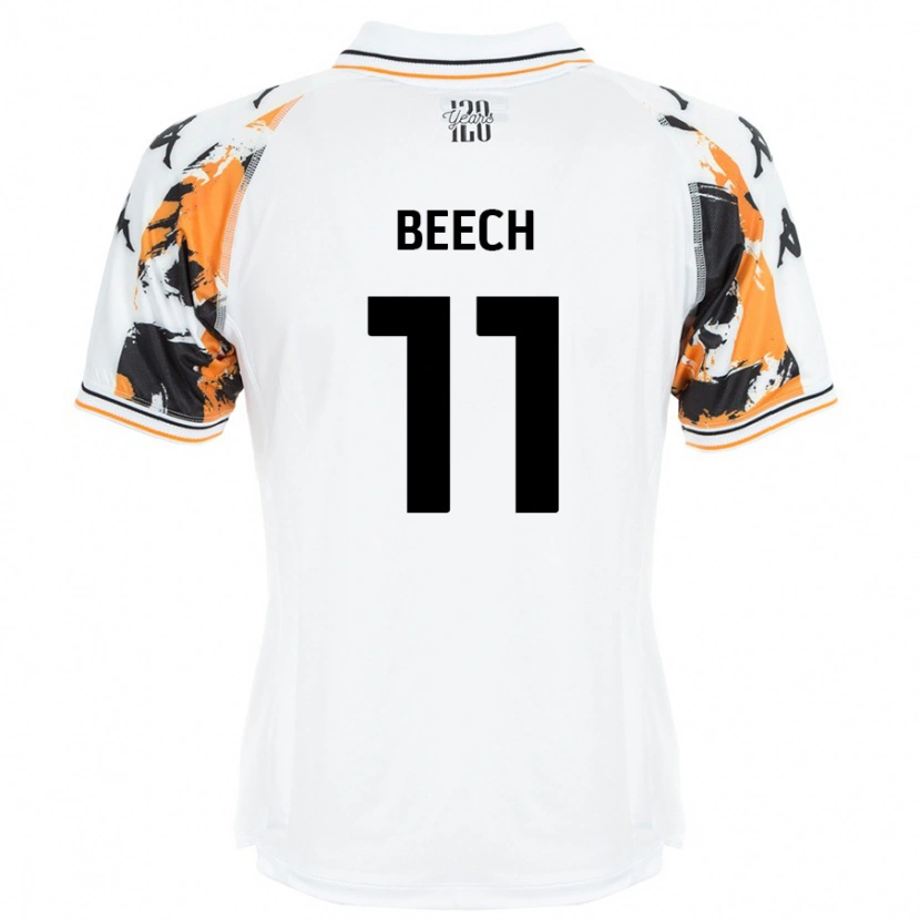 Danxen Niño Camiseta Rebecca Beech #11 Blanco 2ª Equipación 2024/25 La Camisa México