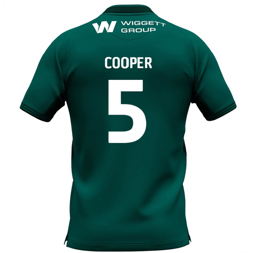 Danxen Niño Camiseta Jake Cooper #5 Verde 2ª Equipación 2024/25 La Camisa México