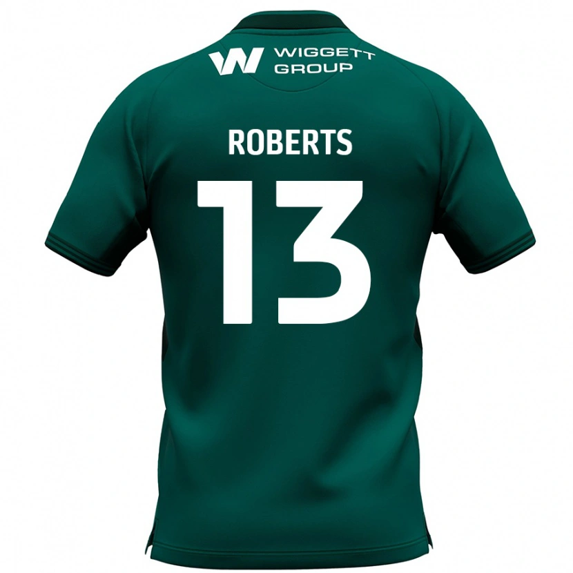 Danxen Niño Camiseta Liam Roberts #13 Verde 2ª Equipación 2024/25 La Camisa México
