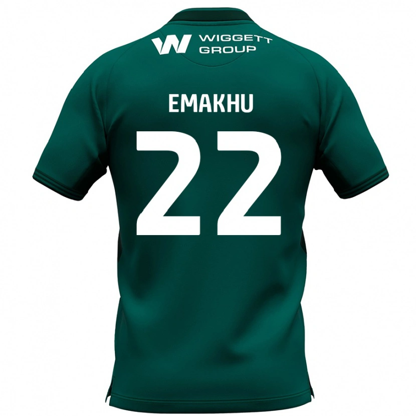 Danxen Niño Camiseta Aidomo Emakhu #22 Verde 2ª Equipación 2024/25 La Camisa México