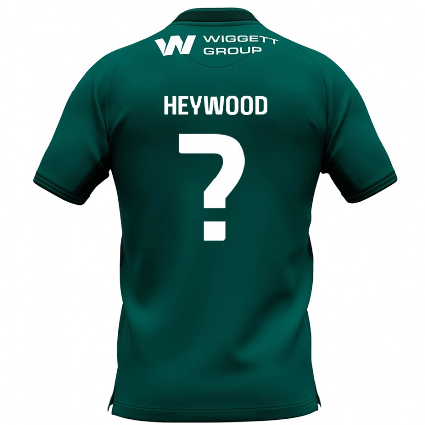 Danxen Niño Camiseta Kavalli Heywood #0 Verde 2ª Equipación 2024/25 La Camisa México