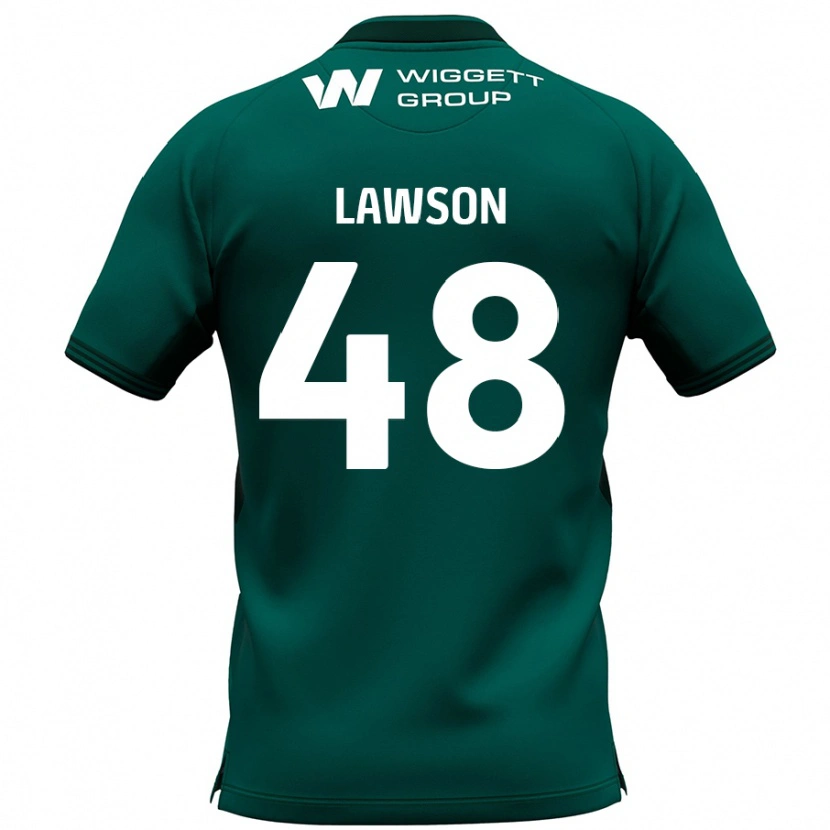 Danxen Niño Camiseta Sha'mar Lawson #48 Verde 2ª Equipación 2024/25 La Camisa México
