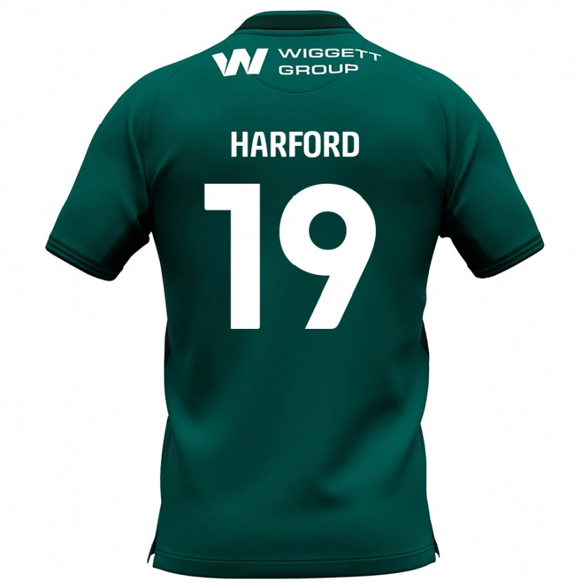 Danxen Niño Camiseta Beth Harford #19 Verde 2ª Equipación 2024/25 La Camisa México