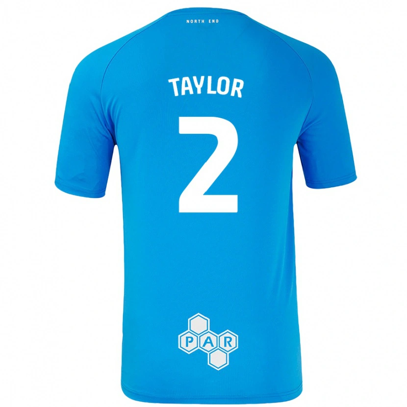 Danxen Niño Camiseta Alex Taylor #2 Azul Cielo 2ª Equipación 2024/25 La Camisa México