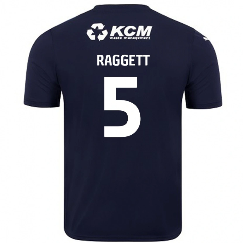 Danxen Niño Camiseta Sean Raggett #5 Azul Marino 2ª Equipación 2024/25 La Camisa México