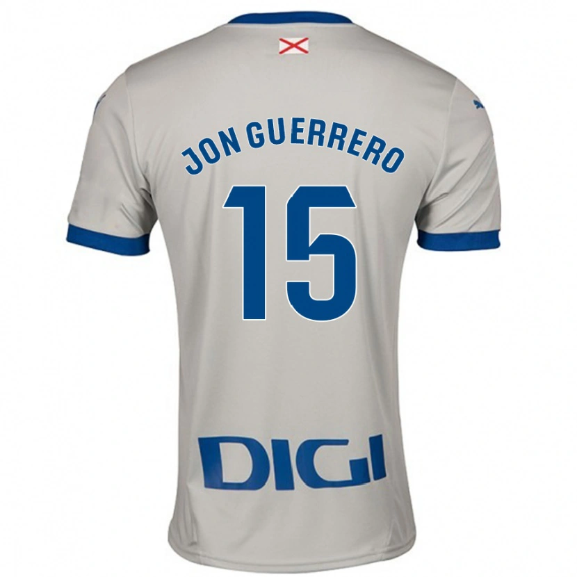 Danxen Niño Camiseta Julen Jon Guerrero #15 Gris Claro 2ª Equipación 2024/25 La Camisa México
