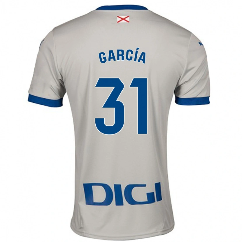 Danxen Niño Camiseta Gaizka García #31 Gris Claro 2ª Equipación 2024/25 La Camisa México