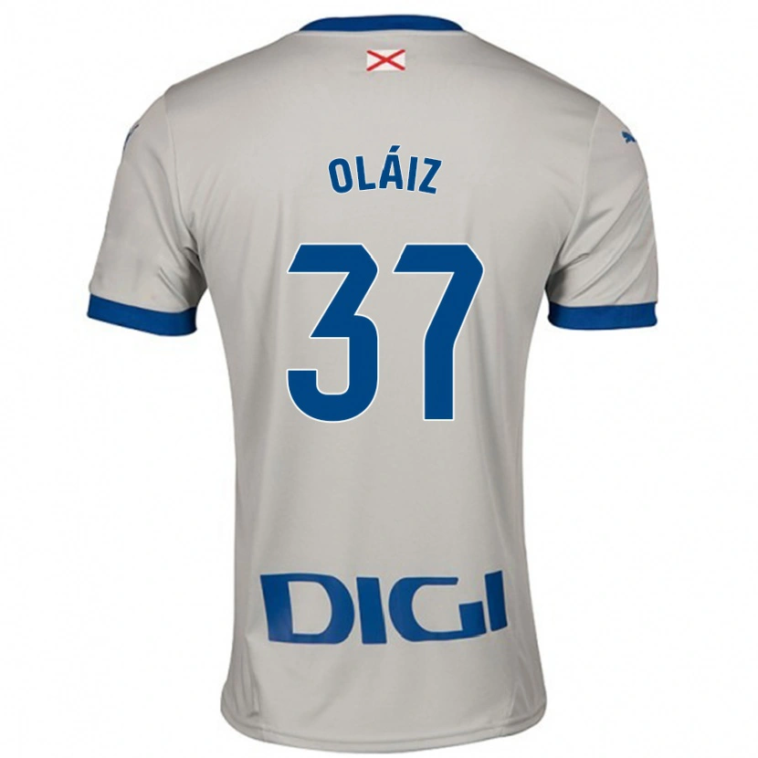 Danxen Niño Camiseta Xanet Oláiz #37 Gris Claro 2ª Equipación 2024/25 La Camisa México