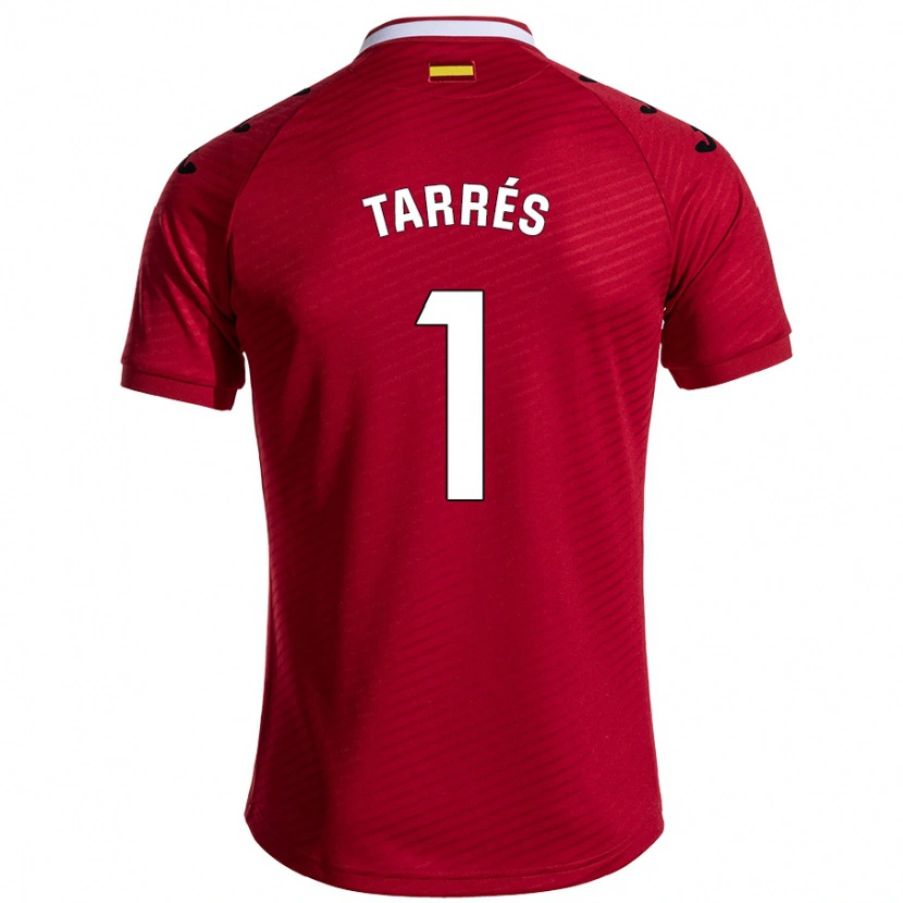 Danxen Niño Camiseta Lluis Tarrés #1 Rojo Oscuro 2ª Equipación 2024/25 La Camisa México