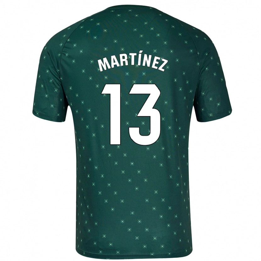 Danxen Niño Camiseta Fernando Martínez #13 Verde Oscuro 2ª Equipación 2024/25 La Camisa México